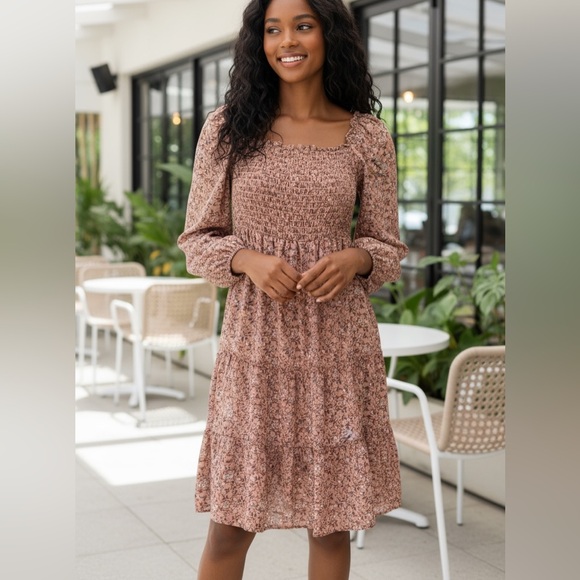 A.U.W. Secret Charm | Floral Tiered Dress NWT - Picture 1 of 13